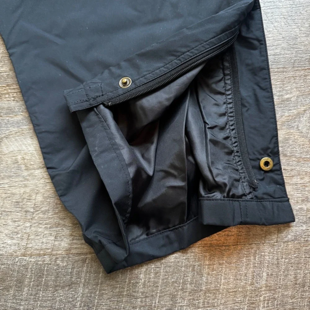 FootJoy DryJoys Golf Rain Pants XXL Regular Black Convertible Zip Off Waterproof
